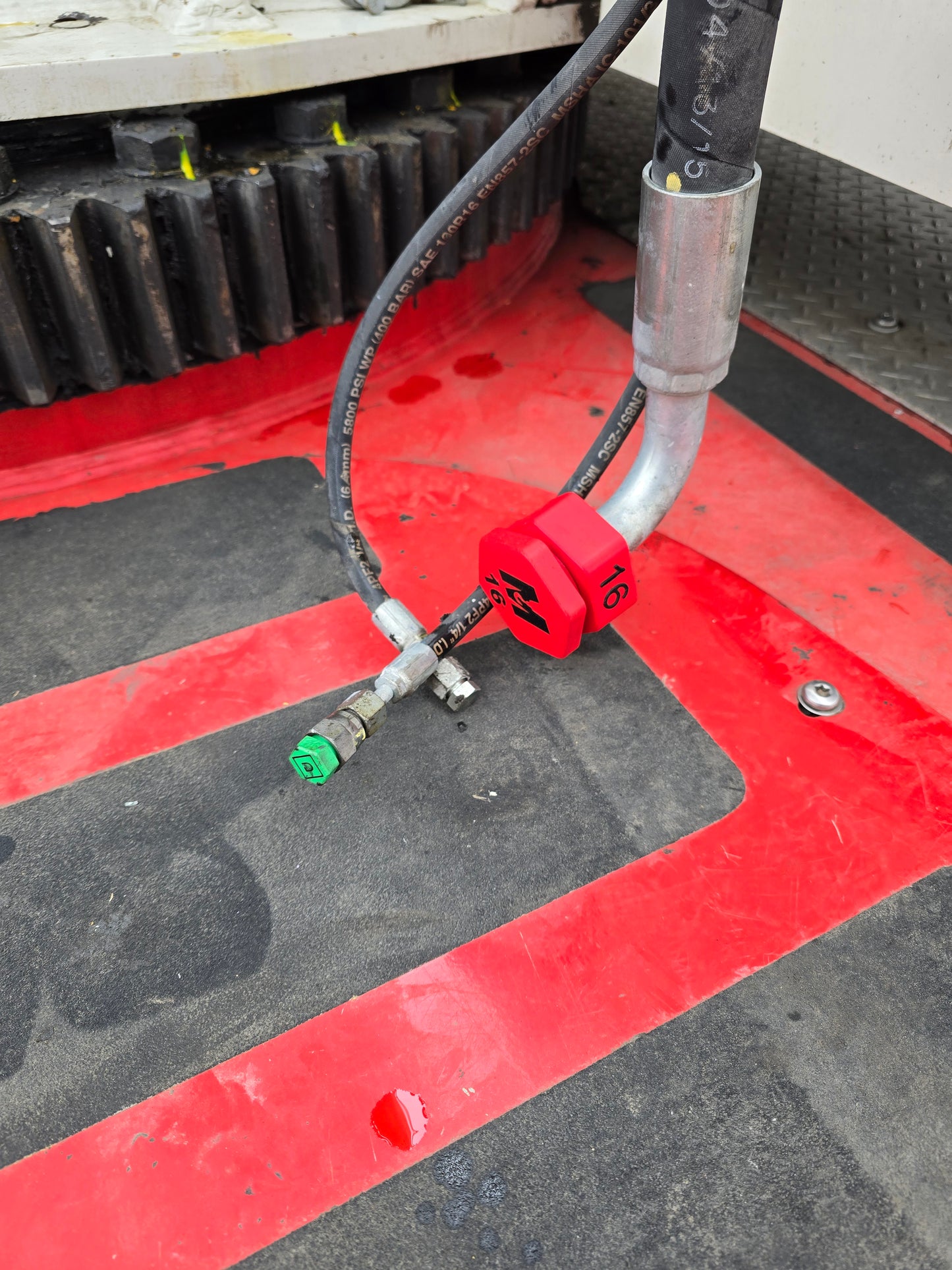 Plug hydraulique en ABS pour flange orf