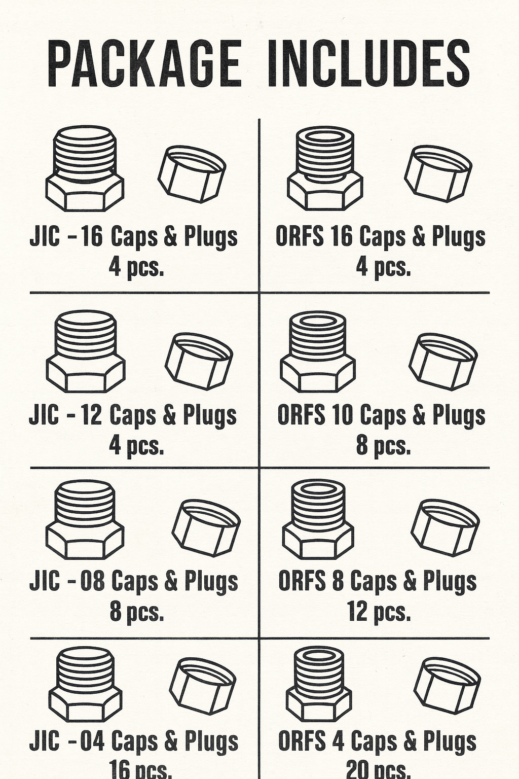 kit de départ orf et jic 128 pièces